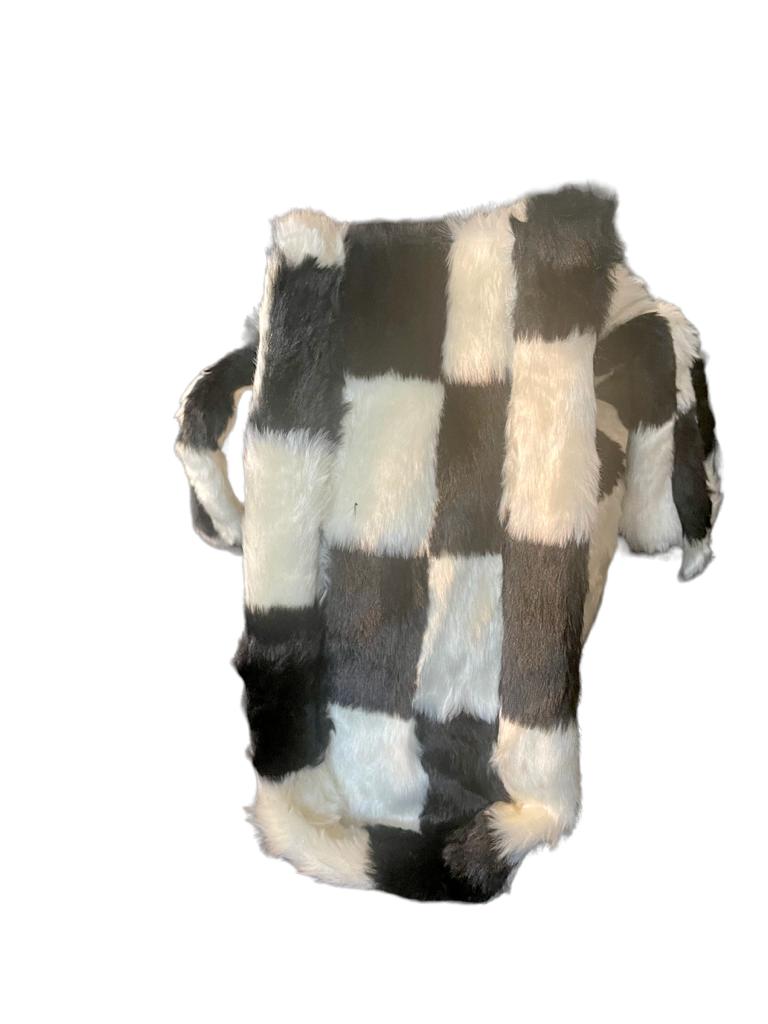 Chess Board Fur Bag