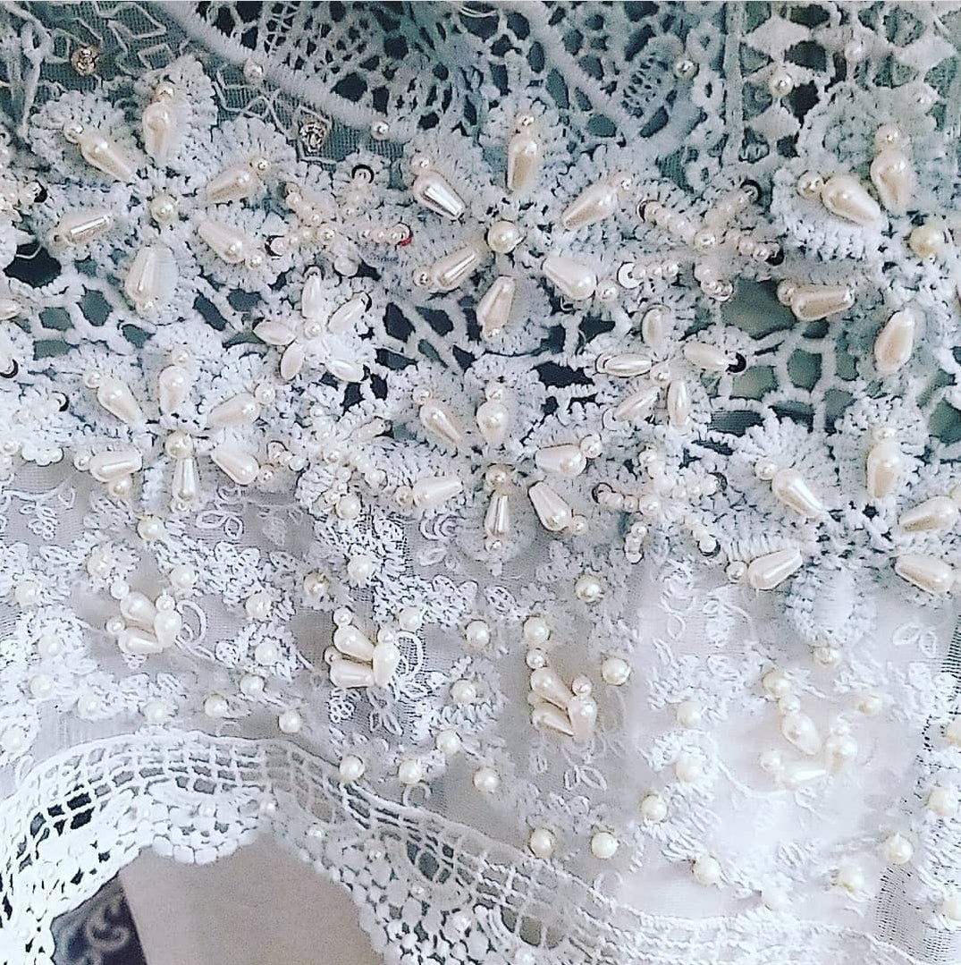 Cinderella-Blue Crochet 3 Pcs Dress