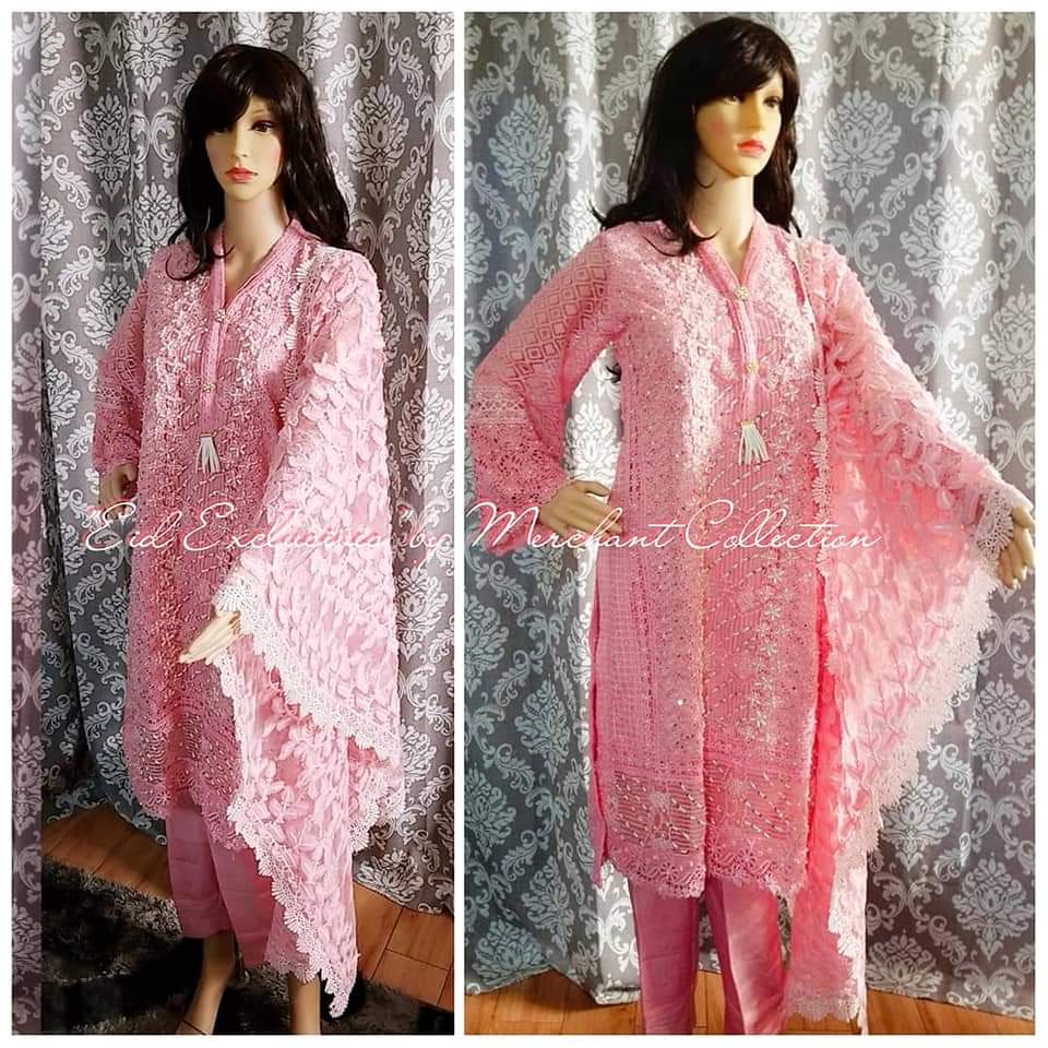 Pretty in Pink Crochet 3 Pcs Dress